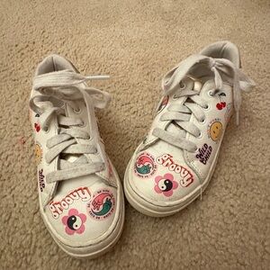 Steve Madden Kids White Sneakers with Fun Graphics